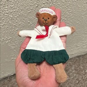 Hallmark Keepsake Ornament: Grandson Sailor Teddy Bear Plush
